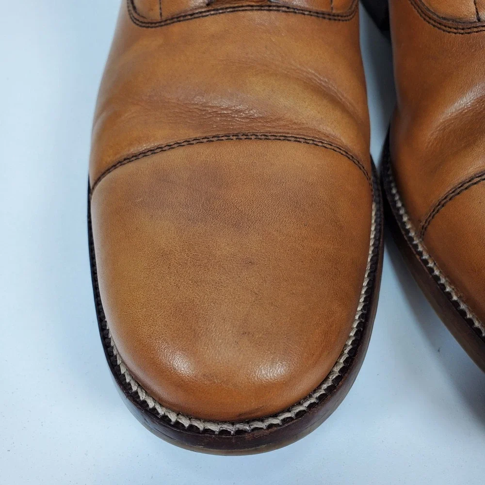 Cole Haan Williams Oxford Cap Toe Lace Up (British Tan)‎ C12337 Mens Size 9